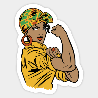 Afro Power Sticker